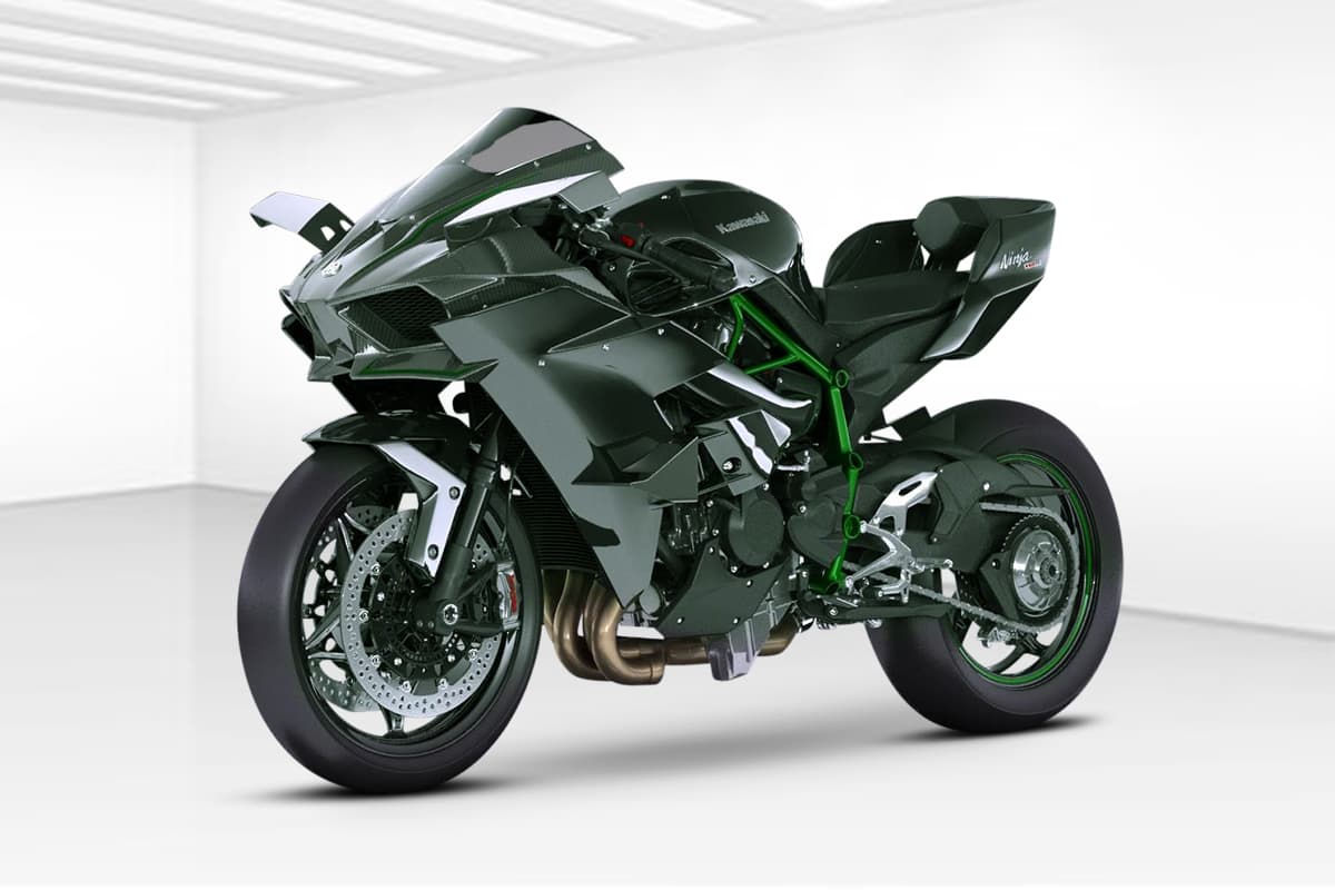 Motorcycle Photo Editing Automotive Shadow Creation and Image Reflection